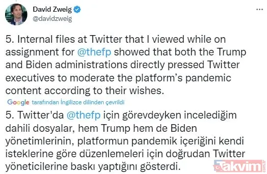 Elon Musk'tan 9. ve 10. Twitter ifşaatları! CIA, FBI ve Pentagon sansürü ifşa oldu: Dikkat çeken Kovid-19 detayı - 22