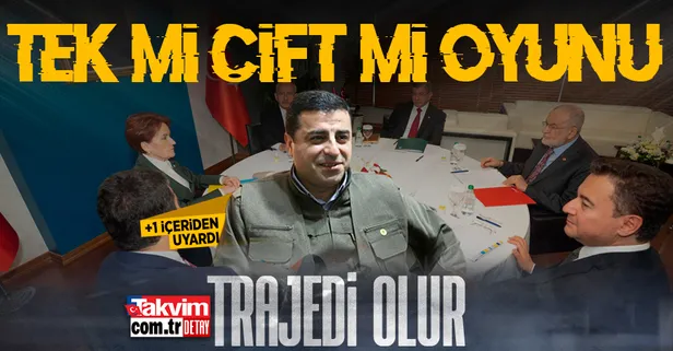 HDP'li Selahattin Demirtaş'tan 6'lıya mesaj: Ortak adayda birleşilmezse trajedi olur