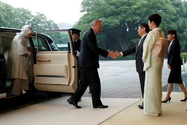 Son dakika haberi: Başkan Erdoğan, Japonya İmparatoru Naruhito ile görüştü-1