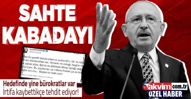 Kemal Kılıçdaroğlu tehdit dilini sürdürdü! Hedefinde yine bürokratlar var