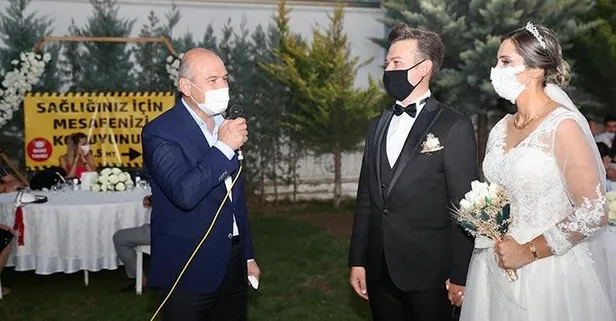 İçişleri Bakanı Süleyman Soylu "düğün salonu" denetimine katıldı