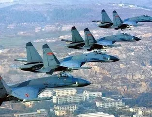 Çin çıldırdı! 52 savaş uçağıyla girdi