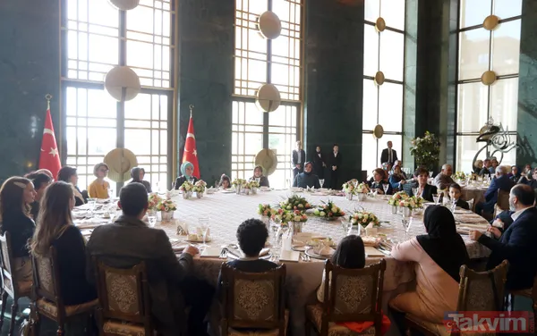 Cumhurbaşkanlığı Külliyesi'nde 8 Mart'a özel koruyucu aile yemeği - 12