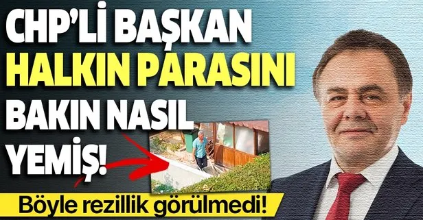 CHP’li başkan, evini belediye işçilerine yaptırdı