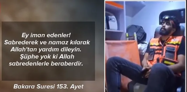 1697282777489.jpeg İsrail uçakları Gazze'ye ölüm kusarken o Rabbine sığındı! Bombardıman altında Bakara Suresi okudu: Allah sabredenlerle beraberdir-3