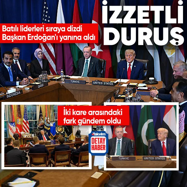 Trump-Erdoğan buluşması: İzzetli duruş arayanlar bu fotoğraflara baktı