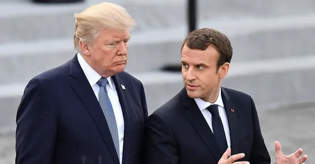 Trump ve Macron'dan flaş Libya açıklaması