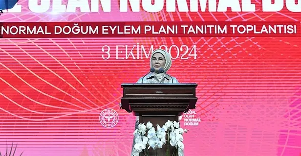 Emine Erdoğan'dan anne adaylarına "normal doğum" çağrısı