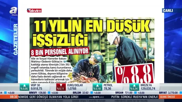 Türkiye'de 11 yılın en düşük işsizlik oranı!
