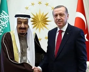 Erdoğan Suudi Arabistan Kralı Selman ile görüştü