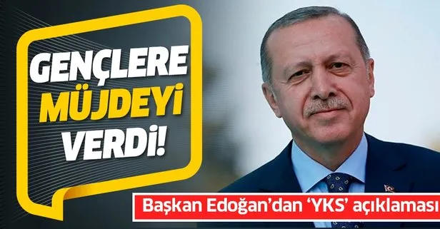 Başkan Erdoğan’dan YKS’ye hazırlanan gençlere müjde! Bu yılki maraton inşallah çok daha rahat geçecek