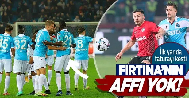 Fırtına evinde galip! Trabzonspor 3-0 Gaziantep FK MAÇ SONUCU ÖZET