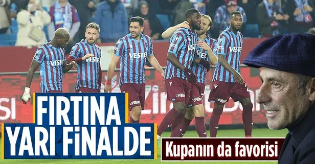 Trabzonspor, Antalyaspor’u yenerek kupada yarı finale yükseldi | MAÇ SONUCU
