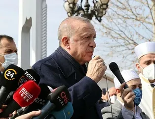 Başkan Erdoğan cenaze törenine katıldı