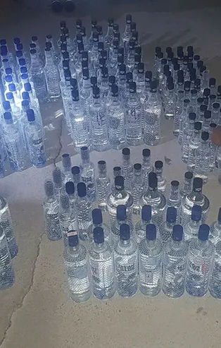 Ankara'da sahte içki operasyonu