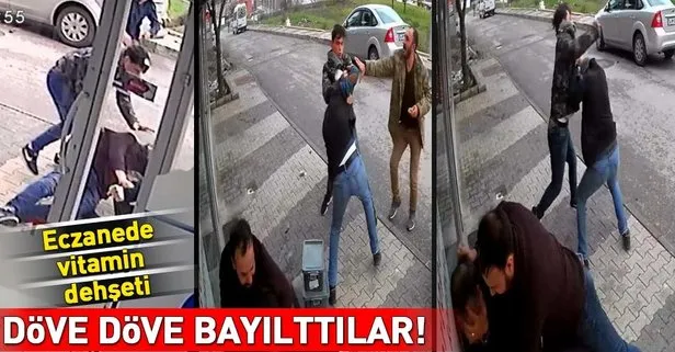 Sultanbeyli'de eczacıya vitamin hapı dayağı