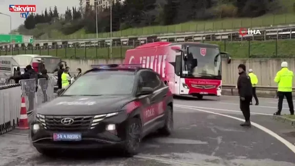 A Milli Takım stadyuma ulaştı