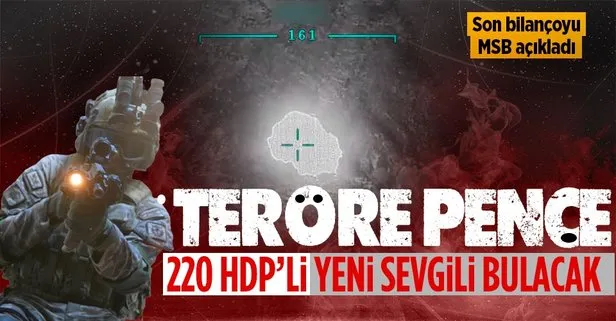 Terör örgütü PKK’ya Pençe-Kilit darbesi!