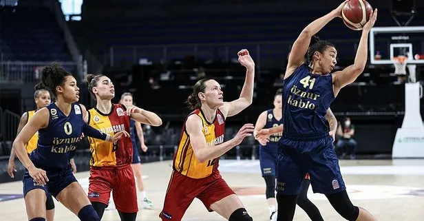 SON DAKİKA! Kadınlar Basketbol Ligi’nde Galatasaray’ı yenen Fenerbahçe şampiyon oldu