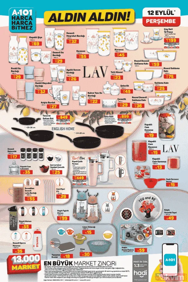 A101'de beyaz eşya indirimi! 12 Eylül kataloğunda yeni mutfak ürünleri yayınlandı - 2