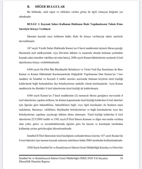 Ekrem İmamoğlu'nun usulsüzlüğü ortaya çıktı! Sayıştay İBB'nin kaynak sularını bedelsiz olarak tahsis ettiğini raporladı - 2