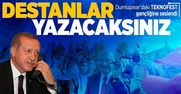 Başkan Erdoğan, Dumlupınar Şehitliği’ni ziyaret eden gençlere hitap etti: İnanıyorum ki yeni destanlar yazacaksınız