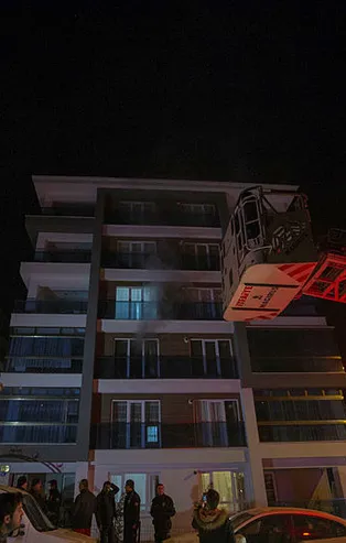 Ankara'da korkutan yangın! Son anda kurtuldular
