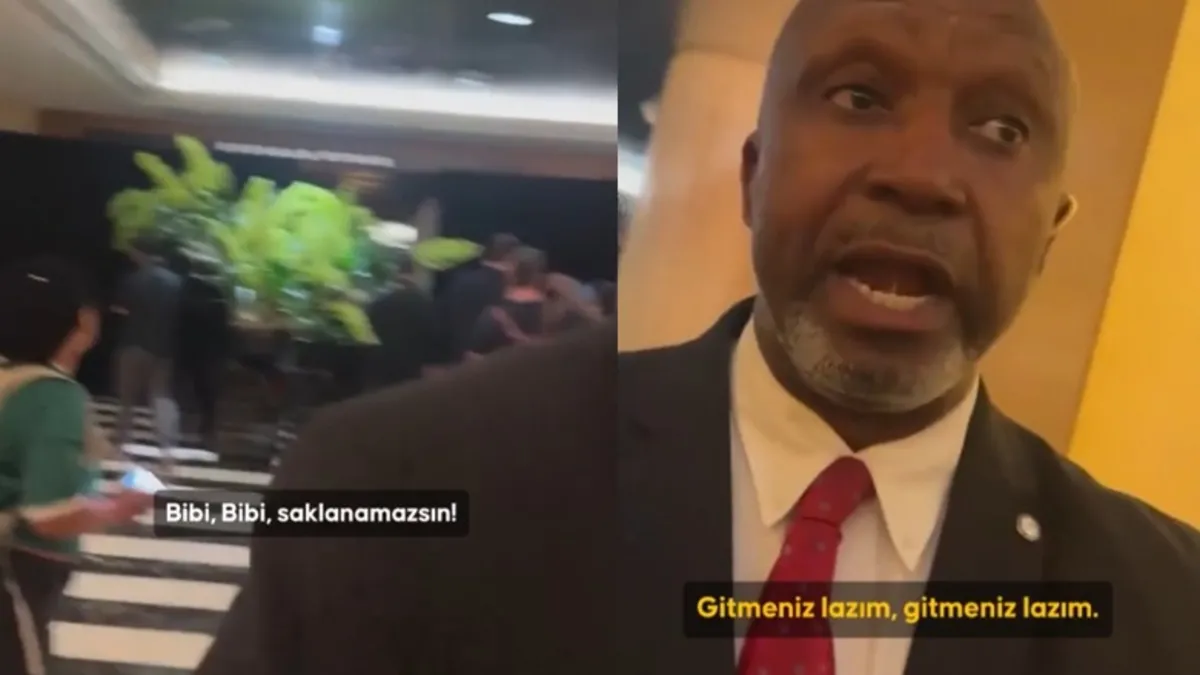 Protestoculardan Netanyahu'nun yemek yediği otele baskın