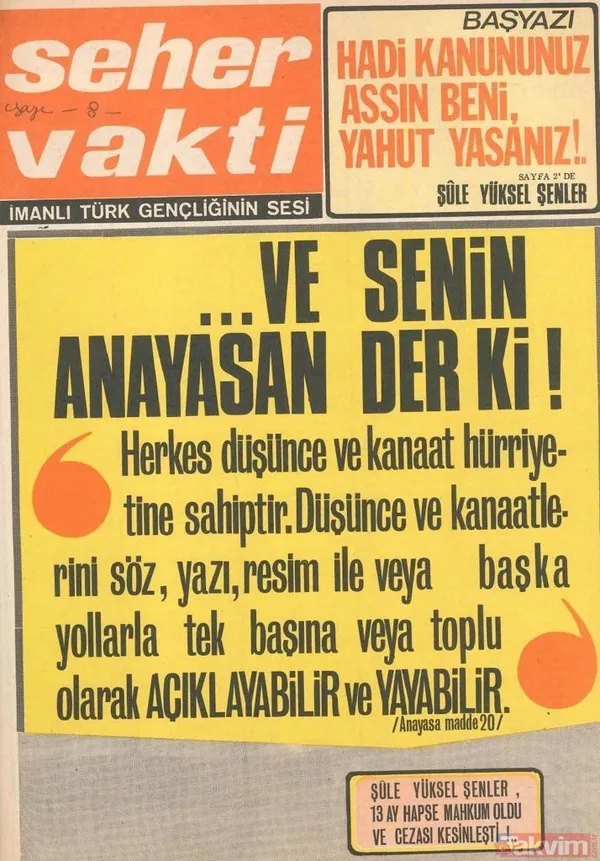 Usta gazeteci-yazar Şule Yüksel Şenler'in mücadeleye adanmış ömrü! - 15