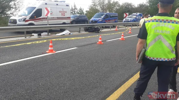 Düzce'de korkunç kaza! Motosiklet refüje çarptı: İki genç hayatını kaybetti - 2