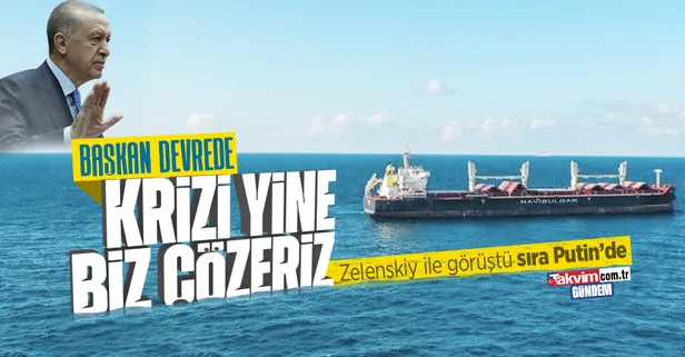 Son dakika: Başkan Erdoğan Ukrayna Devlet Başkanı Zelenskiy ile görüştü! Gündem tahıl koridoru...