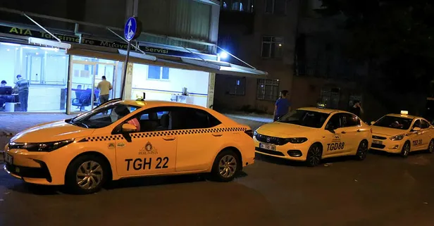 Taksiciler zam ayarı için kuyruğa girdi