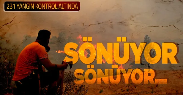Yangın bölgelerinden son dakika haberi: 238 yangının 231’i kontrol altına alındı