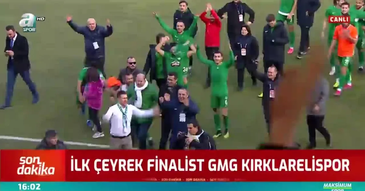 Ziraat Türkiye Kupası'nda GMG Kırklaelispor sürprizi