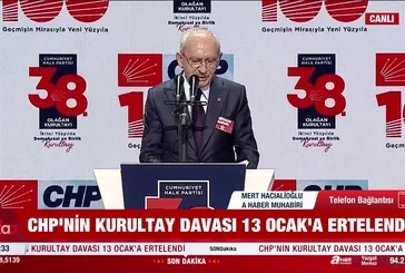 CHP'nin kurultay davası 13 Ocak'a ertelendi