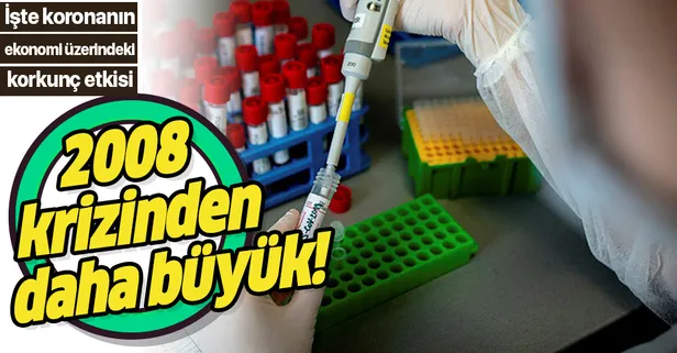 Koronavirüs dünya piyasalarını vurdu! OECD: 2008 krizinden daha büyük!