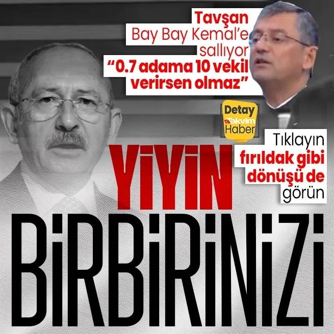 Özgür Özel daha önce savunduğu listeler üzerinden Kemal Kılıçdaroğluna salladı: 0,7 olan adama 10 milletvekili verirsen olmaz