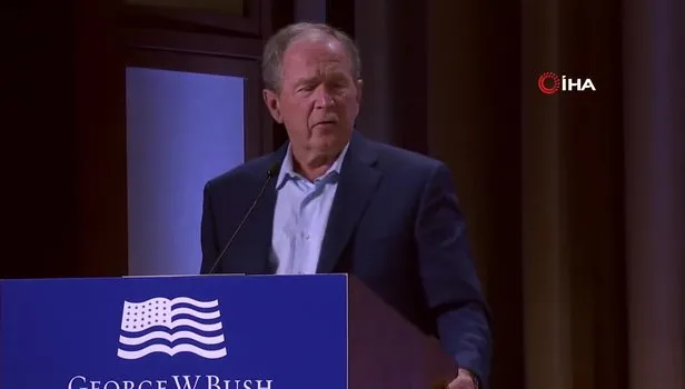 ABD Eski Başkanı George W. Bush'tan 'Irak' gafı: Bir adamın Irak'ı gayrimeşru ve acımasız şekilde işgal kararı alması...