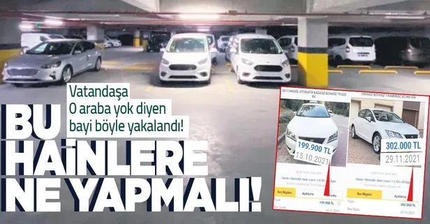 Amaçları karaborsa yaratıp vatandaşı mağdur etmek! İstanbul’da sıfır araçları otoparka sakladılar