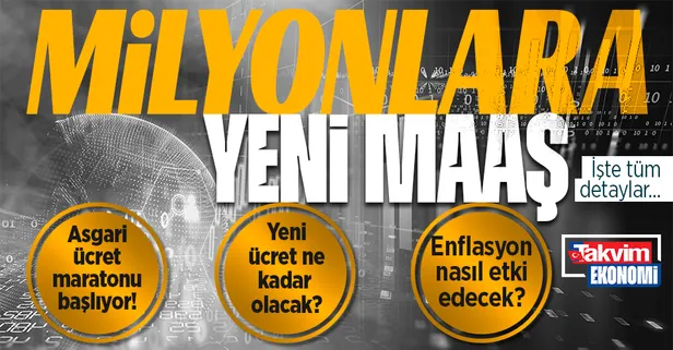 Milyonlara yeni maaş: Asgari ücret maratonu başlıyor! Yeni zam oranı ne kadar olacak?