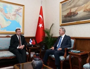 Finlandiyalı mevkidaşı ile bir araya geldi