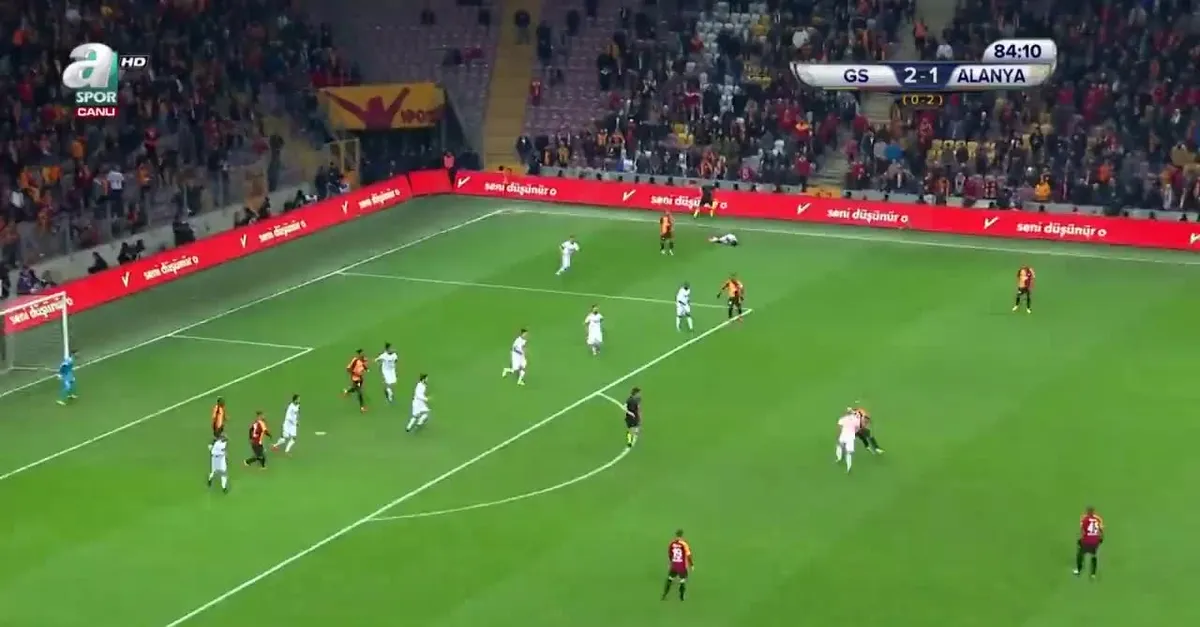 Galatasaray 3-1 Alanyaspor (Galatasaray'ın 3. golü penaltı izle | Adem Büyük)
