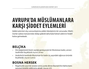 Avrupa'da ürküten İslamofobi raporu! Medyanın rolü gözler önüne serildi...