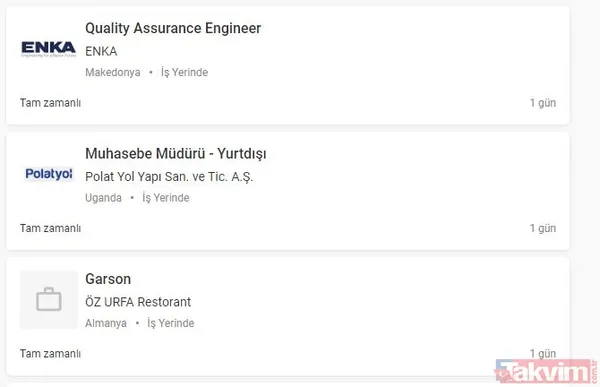 Almanya Garson Alımı