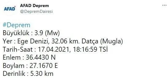 son-dakika-mugla-datcada-korkutan-deprem-afad-kandilli-rasathanesi-son-depremler-1618673848863.jpeg Son dakika: Muğla Datça'da korkutan deprem! AFAD - Kandilli Rasathanesi son depremler-2