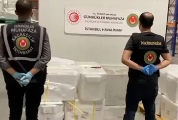 455 kiloluk zehir operasyonu