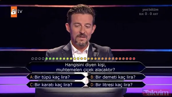 Kim Milyoner Olmak İster'de 125 bin TL'lik zor matematik sorusu: Hangisi bir narsistik sayı değildir? - 24