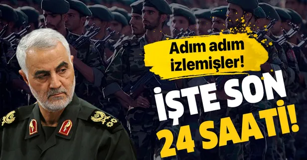 İşte Kasım Süleymani'nin son 24 saati! Adım adım izlemişler!