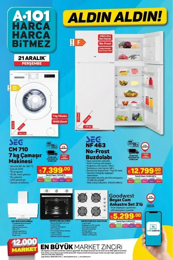 1702793181929.jpg Çam ağacı 159 TL, dondurulmuş bütün hindi 139 TL, konfeti + kar spreyi 29 TL, tombala, mum... A101 21 Aralık yılbaşı kataloğu yayımlandı!-2