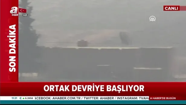 Soçi mutabakatı kapsamında Türk-Rus ortak devriyesi başladı